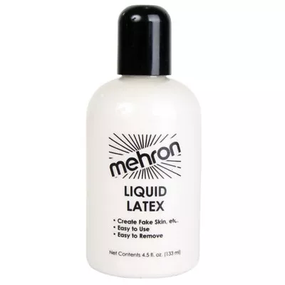 Mehron Liquid Latex Clear Costume Make Up 4.5 OZ  117 • $15.95