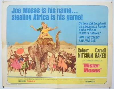 Mister Moses Starring Robert Mitchum Ian Bannen Raymond St Jaques • £3.50