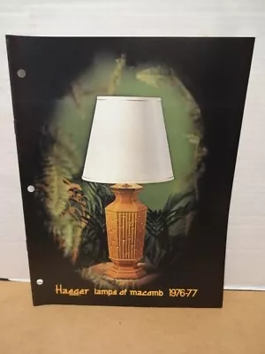 Haeger Potteries 1976-77 Haeger Lamps Of Macomb Catalog 15 Pages • $10.15