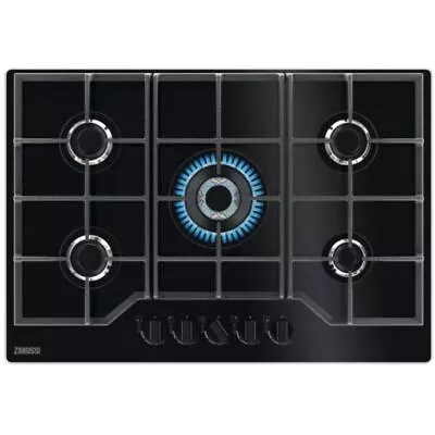 Zanussi ZGGN755K 5 Burner Gas Hob - Black • £349