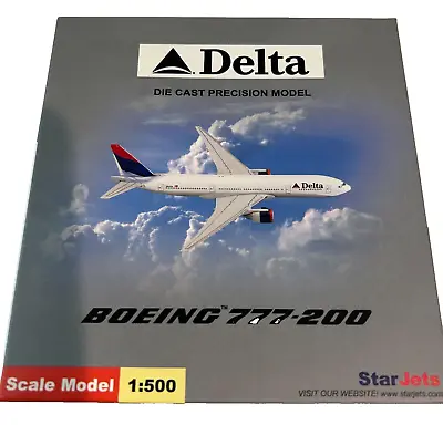 Vintage Star Jets Delta  Boeing 777-200 Die-cast Model# Sjdal019 Scale 1:500 • $18