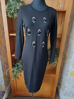 Marks And Spencers Limited Edition Black Dress Size 12 Bag04 • £4.99