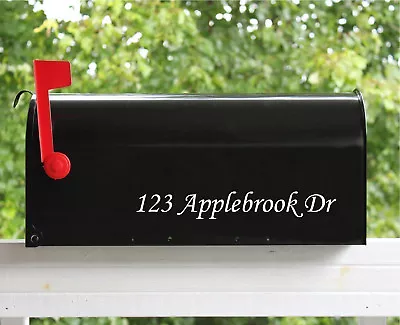 Set Of 2 - 11   Custom Mailbox Decals Sticker Street Numbers 12 Fonts Available • $5.99