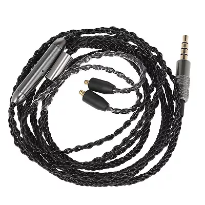 MMCX Replacement Audio Cable 3.5mm MIC For Shure SE535/846 UE900 Headphone H1E5 • $12.99