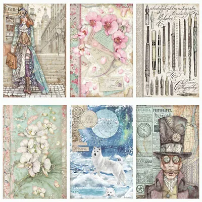 Stamperia Collection C - Decoupage Rice Paper A4 Sheet • £3.49