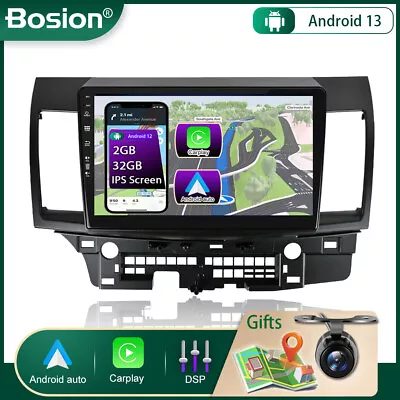 10.1  For 2007-2012 Mitsubishi Lancer Android 12 Car GPS Radio Carplay Stereo BT • $169.65