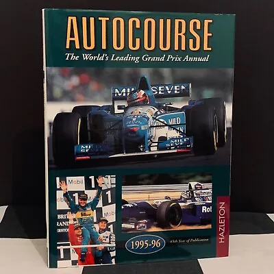 AUTOCOURSE 1995 96 ANNUAL YEARBOOK FORMULA ONE 1 LE MANS 24 McLAREN F1 GTR WIN • £15