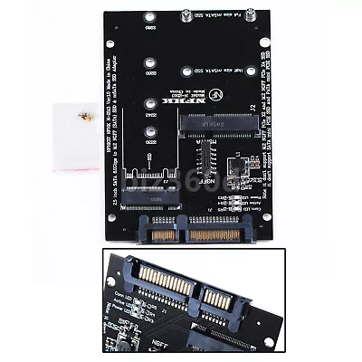 2 In 1 M.2 NGFF/Msata SSD To SATA III 3.0 Adapter Card Board 2230 2242 2280 • $11.55