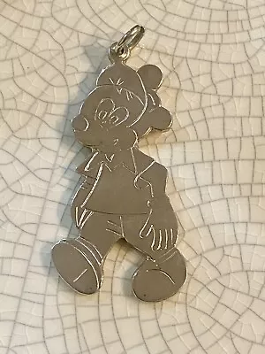 Vintage Sterling Silver Mickey Mouse Charm • $15