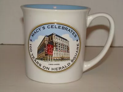 Macy's Celebrates 100 Years On Herald Square Gha 3d Embossed Mug 2002 Rare • $14.99