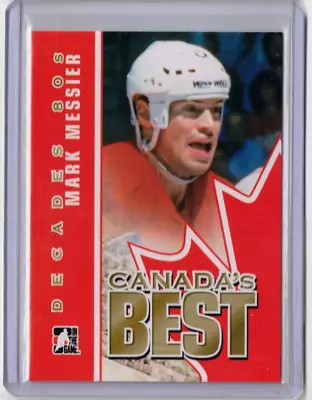 MARK MESSIER 10/11 ITG Decades 1980's 80s Canada's Best Insert Card #CB-0 1 • $2.90