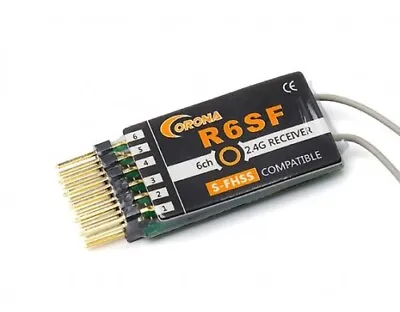 Corona R6SF 2.4GHz S-FHSS Compatible S.BUS Receiver - Free Shipping ! • $29.99