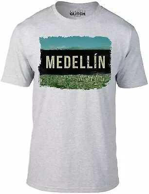 Medellin Pablo Escobar Men's T-shirt TV Show Narcos Inspired Drugs Colombia • $28.59