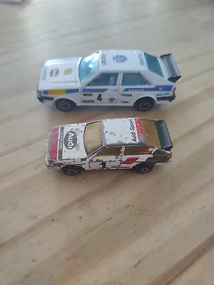 Burago Audi Quattro 1/43 4159 & Matchbox Die Cast • £15