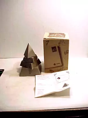 Time Pyramid Sculptor Moving Clock In Original Box • $25