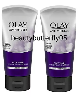 X2 Olay Anti-Wrinkle Firm And Lift Anti-Ageing Face Wash Cleanser 150ml/New • £18.99