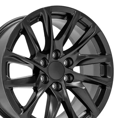 20 Inch Satin Black 4875 Rims Set (4) Fits Escalade Tahoe Suburban Silverado • $720