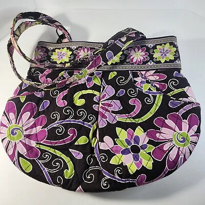 Vera Bradley  Brown Bright  Floral Tote Bag Purse  • $17.09