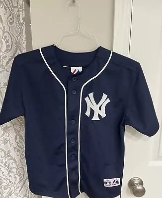 Majestic New York Yankees Youth Medium Jersey Mark Teixeira 10-12 • $9.99