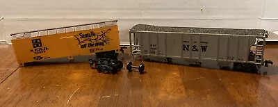 Ho Scale Train Car Parts Broken 1/87 Wheels Model Railroad Sante Fe N&W Box • $4.95