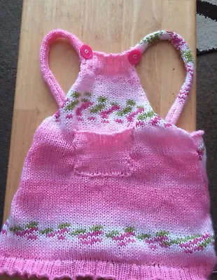 Hand Knit Baby Dress • £5