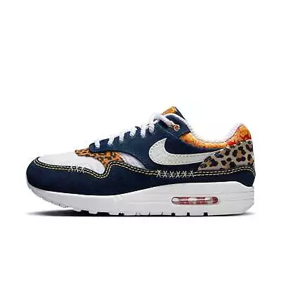 [FJ4452-432] Mens Nike AIR MAX 1 PREMIUM 'DENIM LEOPARD' • $124.99