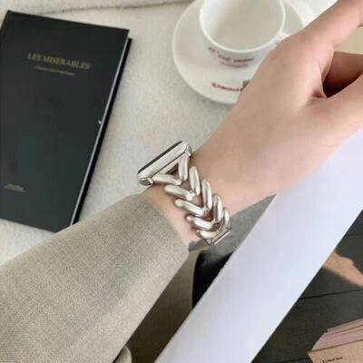 $18.99 • Buy For Apple Watch Ultra Series 8 7 6 5 SE Stainless Steel IWatch Band Metal Strap