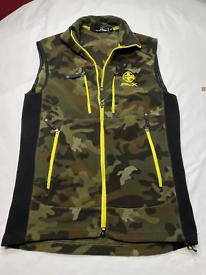 Rare Vtg Ralph Lauren Polo Sport RLX Camouflage Vest Medium M Snow Beach Stadium • $75