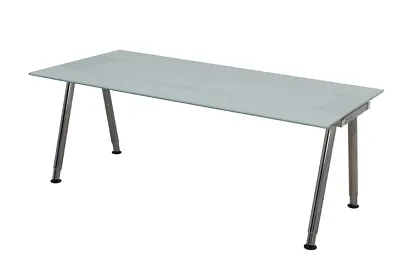 Ikea Galant Glass Desk 160cm X 80cm • £55