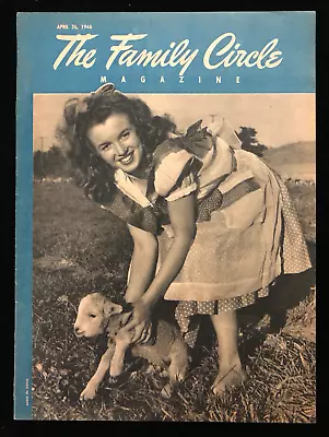 Marilyn Monroe Norma Jean Dougherty 1946 Family Circle Her First U.s. Magazine • $1999.99