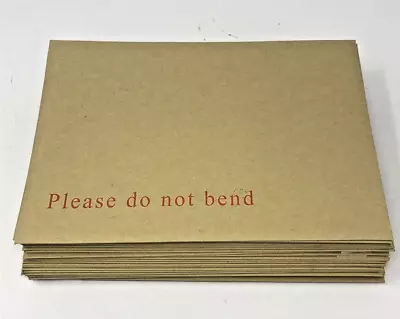 Please Do Not Bend Envelopes A5 Hard Card Board Backed Envelopes Brown 25 Pack • £5.99