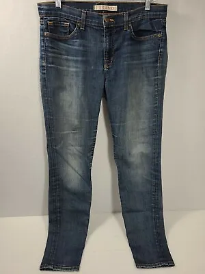 J Brand Women's 31 Jeans Pants Skinny Leg Vintage Dark Wash Pockets Cotton Blend • $15.09