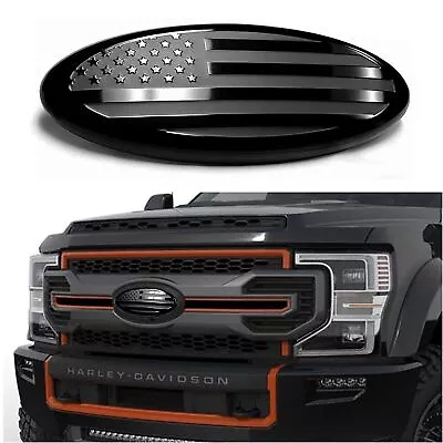 9inch For Ford F150 F250 Edge Front Grille Tailgate Emblem US Flag Oval Badge US • $12.39