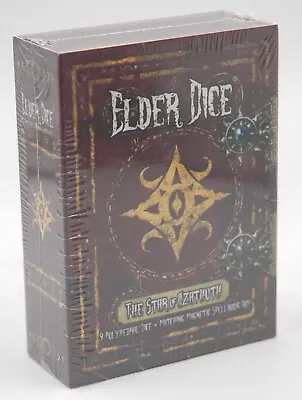 Elder Dice The Star Of Azathoth Super Nova 9 Dice/Case Clear/Pink/Blue  Dice Inf • $17