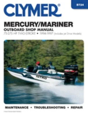 Mercury Mariner 75-275 HP Two-Stroke 1994-97 Outboard Shop Manual • $11.81