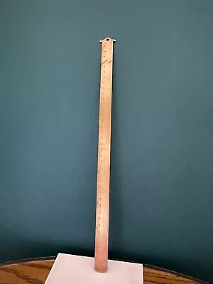 Vintage Eagle Engineering Co Springfield Ohio Brass Ruler 20  • $11.50
