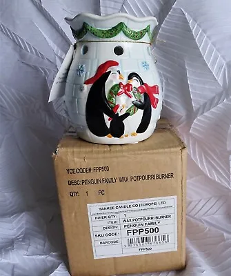 Yankee Candle Penguin Family Wax Warmer Burner • £52