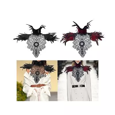 Artificial Feather Shrug Shawl Christmas Costume For Show Performance Props • $15.03