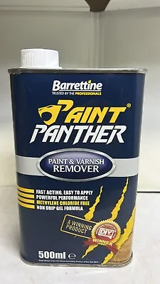 Barrettine Paint Panther Paint Varnish & Lacquer Remover 0.5L • £14.94