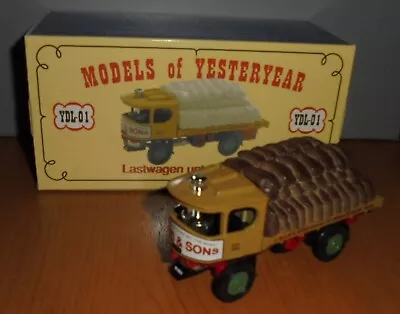 Matchbox Yesteryear YDL-01 Atkinson Steam Wagon J Ellis & Sons Beige Code 2 • £59.99