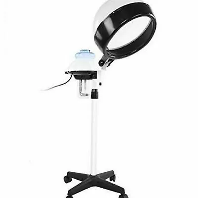 Professional Hair Steamer Salon Hooded Floor Hair Bonnet Dryer Stand Rolling Std • $120