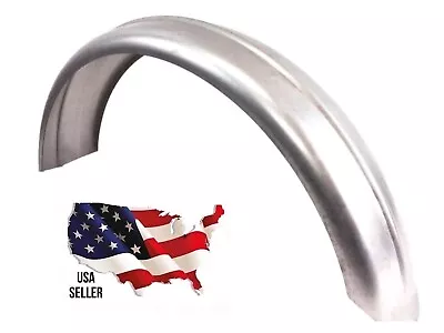 RIB STEEL FENDER Five INCH WIDTH Premium 5  Wide Wassell Style Ribbed Motorcycle • $99.97