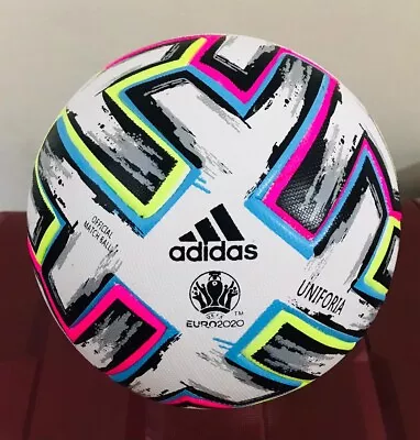 Adidas Uniforia Pro Euro2020 Official Match Football Ball OMB Size 5 - (FH7362) • $42.50