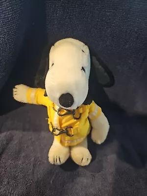 Vintage 1968 SNOOPY Plush With Raincoat PEANUTS United Feature Syndicate 15 Inch • $6