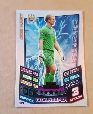 £3.99 • Buy Match Attax Premier League 2012/2013 Joe Hart Man City 100 Hundred Club