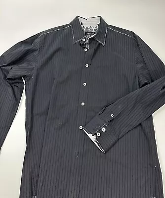 #220 ZAGIRI Striped Long Sleeve Shirt Size L • $12.99