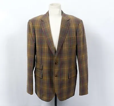  Aspen Club P200 Hunter Brown Plaid  Millerain Sport Jacket NWT ( Various Sizes) • $299.99