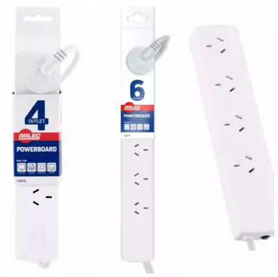 4 /6 Way Outlet Power Board Power Board Sockets Power Point Extension Lead Board • $4.77