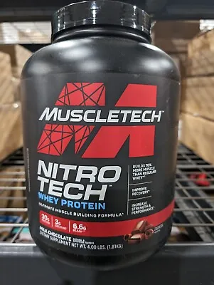 MuscleTech Nitro-Tech 4lbs Milk Chocolate  Free Shipping New/Sealed • $62.99