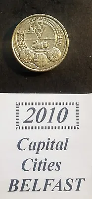 £1 One Pound Coin 2010 Capital Cities Belfast  - Circulated • £3.50